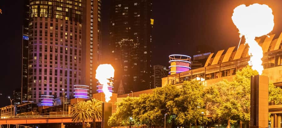 1.5Hr Yarra River Crown Flames and City Lights Cruise - Why the Crown flames are the main event