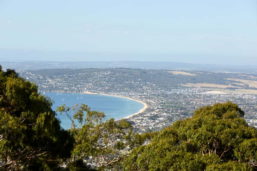 From Melbourne: Bay Sightseeing and Ferry Ride with Lunch - Mornington’s beach boxes finish the sightseeing