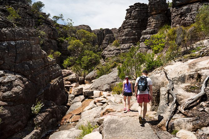 Grampians National Park with MacKenzie Falls and Kangaroos - The Balconies brings the most memorable rock shapes