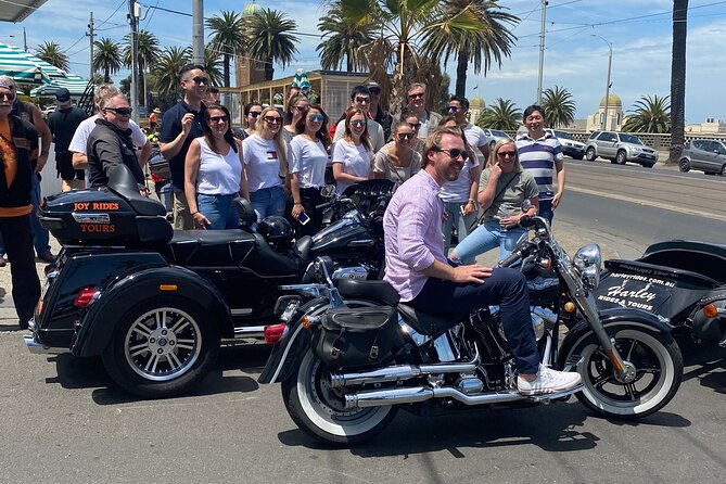 Harley Davidson Trike Tour of Melbourne - The Shrine of Remembrance and St Kilda Road