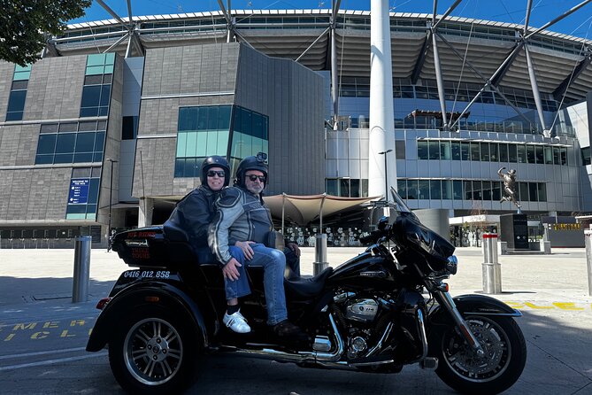 Harley Davidson Trike Tour of Melbourne - Following the road to Port Melbourne and St Kilda