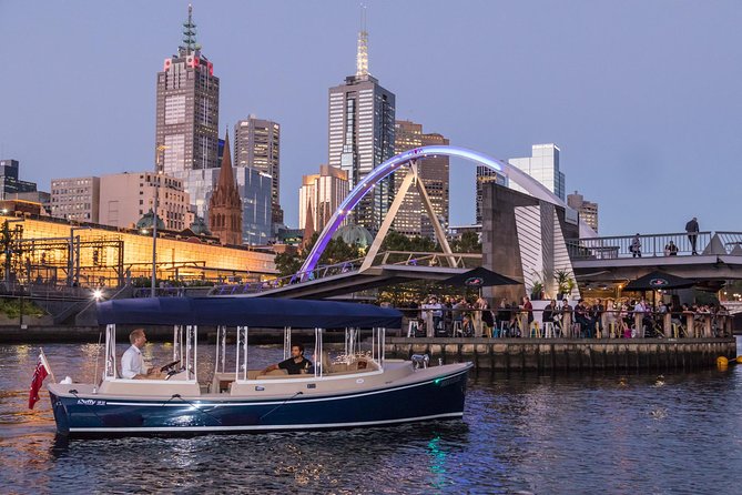 Luxury Private 90min Wine and Cheese Yarra River Cruise - Crown Casino and the Southbank riverfront