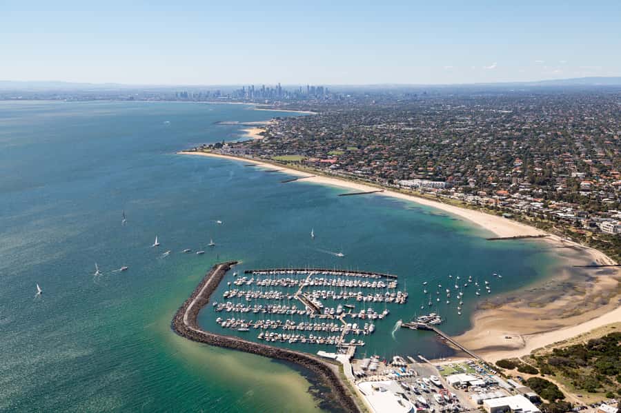 Melbourne: Brighton Beach & Ricketts Point Helicopter Flight - Leaving Moorabbin Airport for Port Phillip Bay