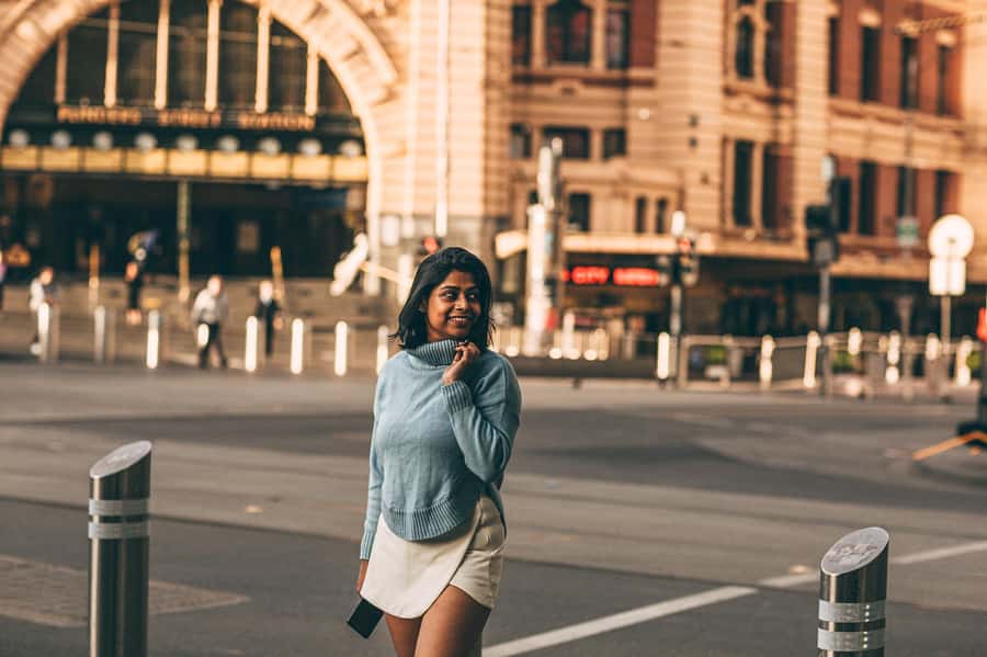 Melbourne: City Photoshoot/Photowalk around CBD - Crossing Princes Bridge for the wide city view