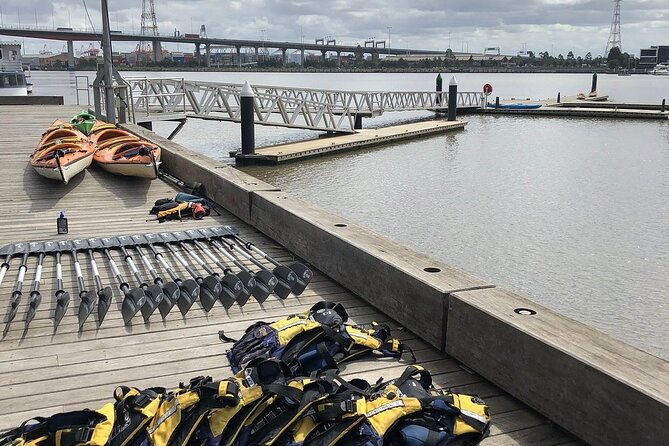 Melbourne City Sights Kayak Tour - Docklands marina break and return route