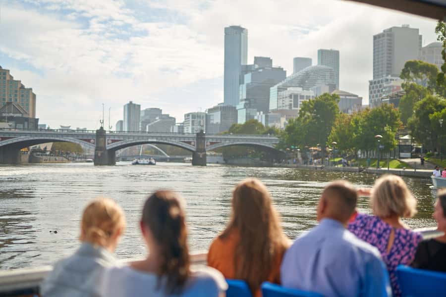 Melbourne City Views Express Cruise - Flinders Street Station from the Water
