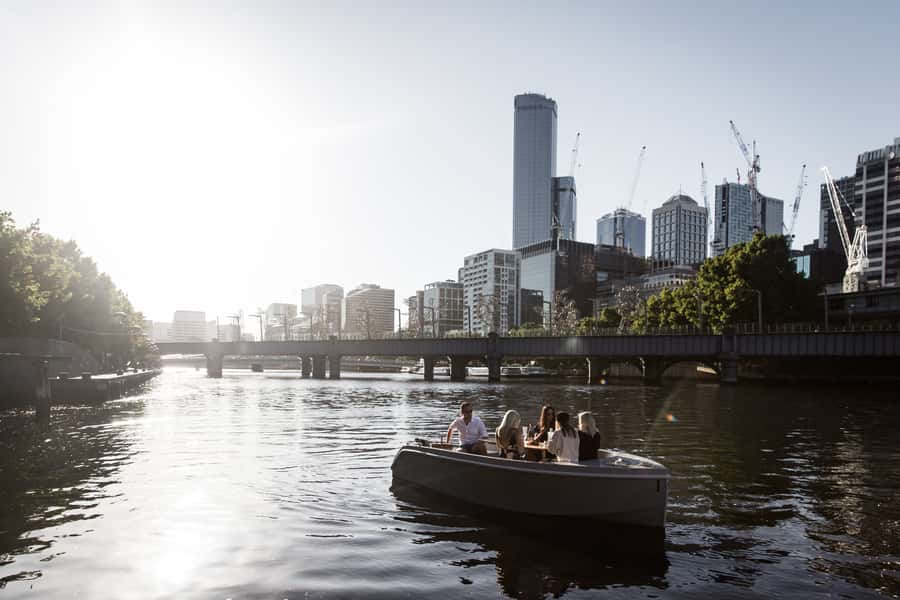 Melbourne: Electric Picnic Boat Rental on the Yarra River - What you see from the water