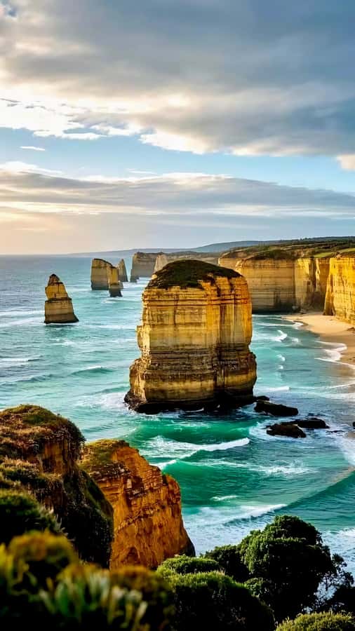 Melbourne Great Ocean Rd Reverse Tour London Bridge Wildlife - The Twelve Apostles are the main event