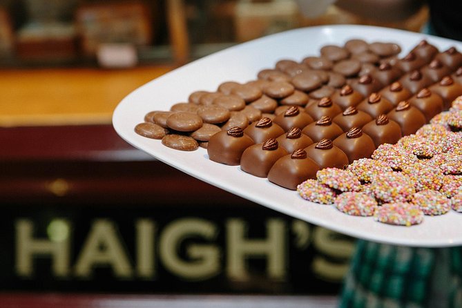 Melbourne Lanes & Arcades Chocolate and Dessert Walking Tour - The first chocolate stops and the value of couverture