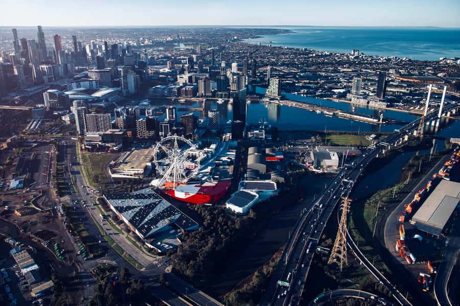 Melbourne: Private City & Beaches Helicopter Ride - Takeoff, headsets, and the first city views