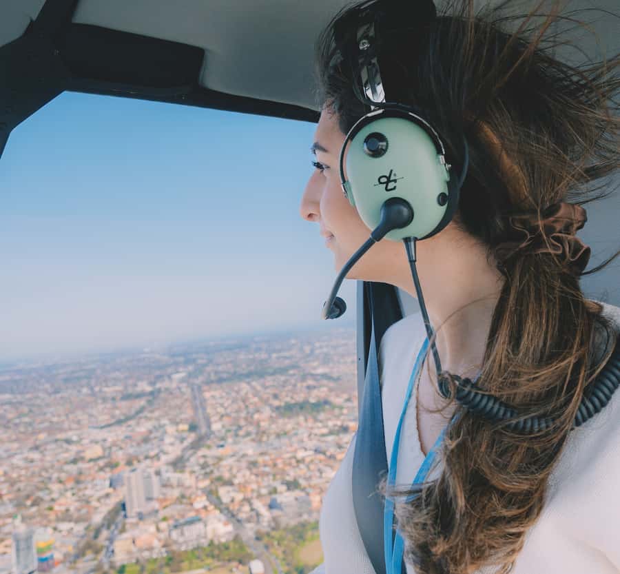 Melbourne: Private City Skyline and Bay Helicopter Ride - Over Flemington Racecourse and toward the city