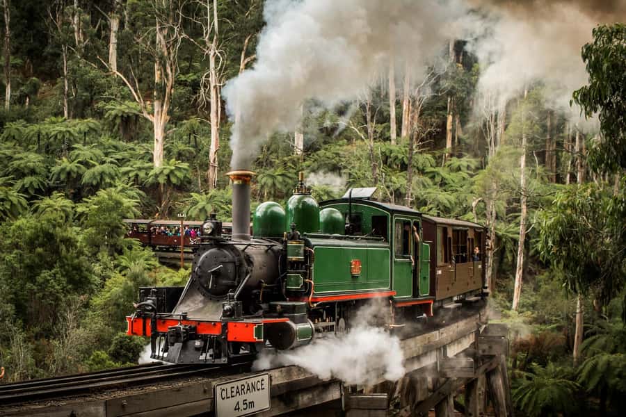 Melbourne: Puffing Billy Steam Train and Philip Island - Puffing Billy through the Dandenong Ranges