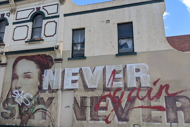 Melbourne Street Art Quest: Self-Guided Urban Story Game - The Collingwood mural brings serious art history