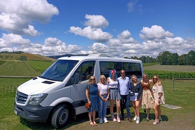 Melbourne: Yarra Valley Wine, Gin, Whisky and Chocolate Tour - Hubert Estate: lunch choices and Indigenous art