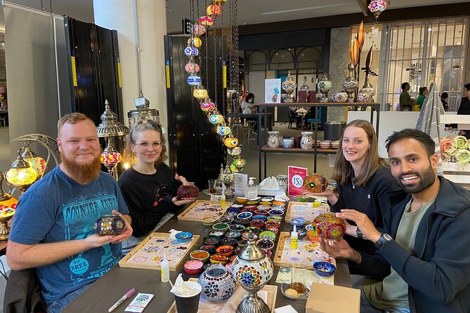 Mosaic Art Classes Melbourne: Turkish Lamp Workshop - Why the quiet pace works