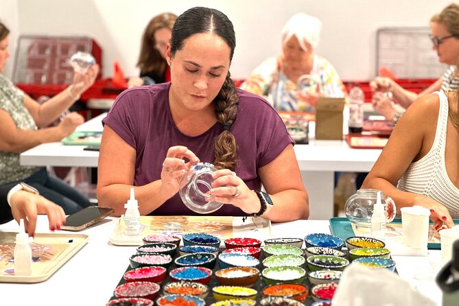 Mosaic Art Classes Melbourne: Turkish Lamp Workshop - Turkish tea, apple tea, and small treats