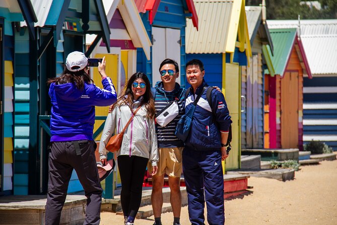 Penguin Parade, & Wildlife Encounters Eco Tour from Melbourne - Brighton’s bathing boxes make an easy first stop