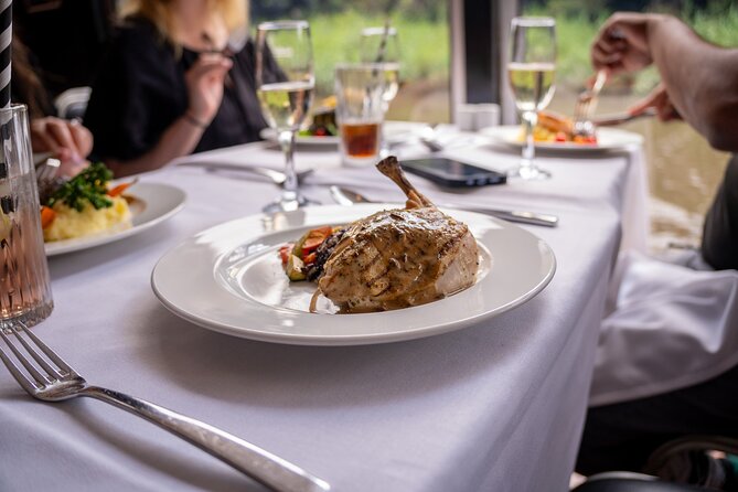 Spirit of Melbourne Lunch Cruise - Settling into a dining room on the Yarra