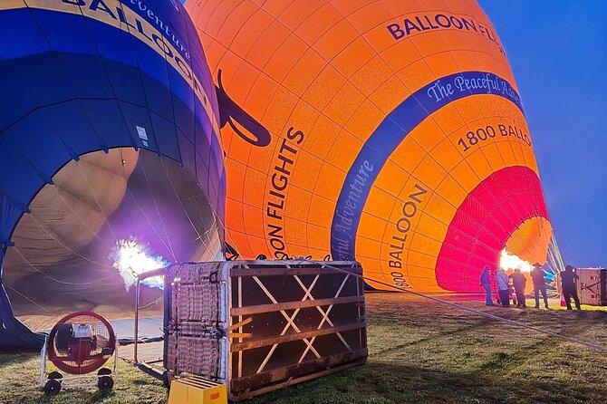 Sunrise Hot Air Balloon Flight over Yarra Valley + Breakfast - About an hour above the vineyards