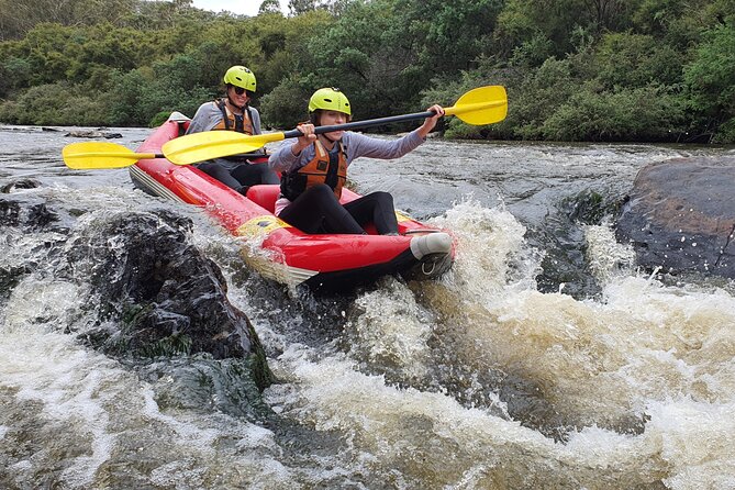 Whitewater Sports rafting on the Yarra river - Learning to paddle before Pinball