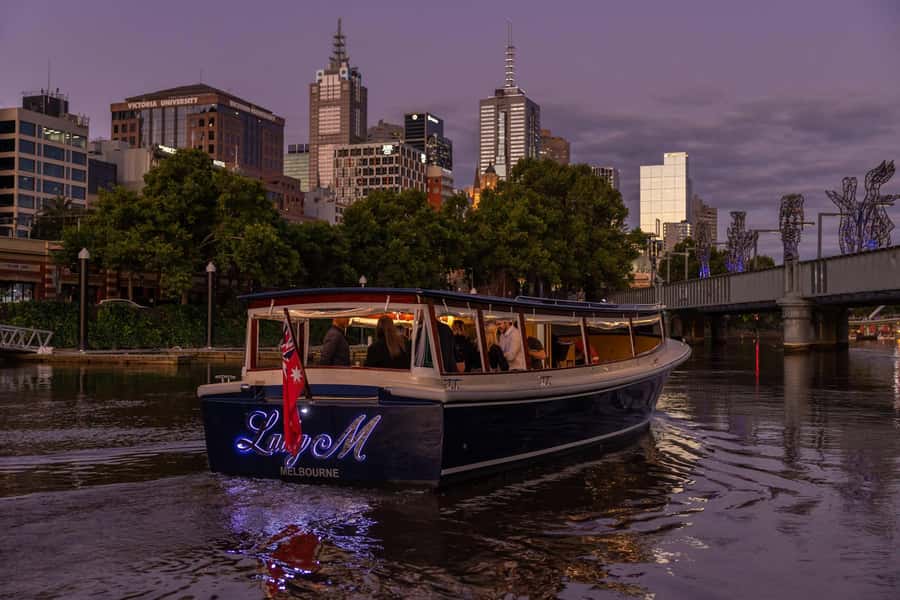 Yarra River: 1.5-Hour Scenic Sunset Public Cruise - A sunset view of Melbourne from the Yarra