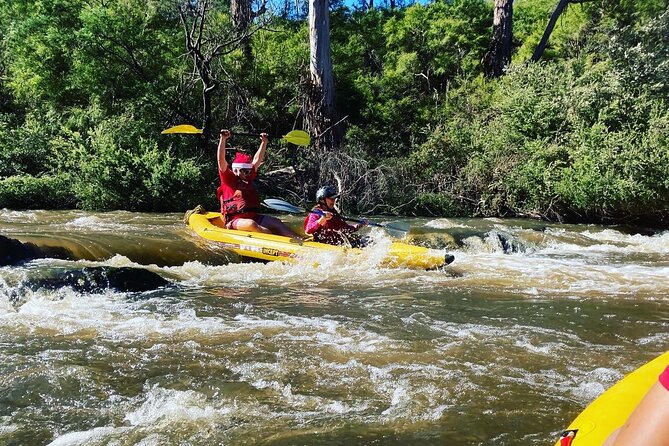 Yarra River Half-Day Rafting Experience - Learning to paddle a two-person raft