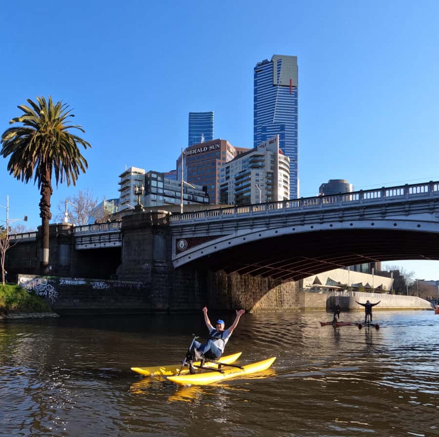 Yarra River, Melbourne Waterbike Tour - Starting at VRA Landing on Boathouse Drive