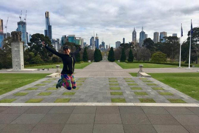 Yarra Sunrise Running Tour - A quiet pause at the Shrine of Remembrance